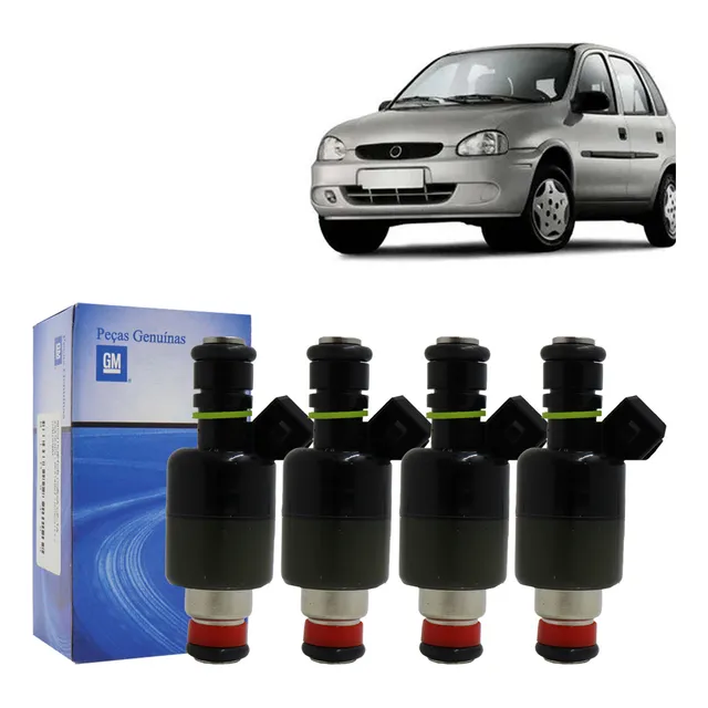4 Bicos Injetores Corsa Classic Hatch 96 A 98 Gas 17123919