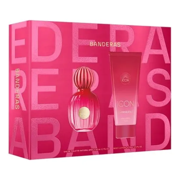 Set Perfume Antonio Banderas The Icon Mujer Edp 50ml Bl 75ml