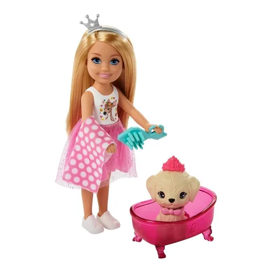 Muñeca Barbie Dreamhouse Adv Chelsea Castillo Mascotas Mattel GML73