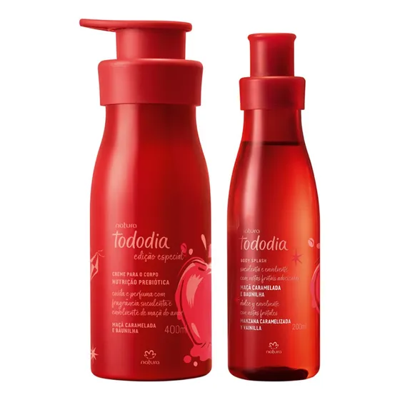 Combo Natura Maçã Caramelada Baunilha Hidratante+body Splash
