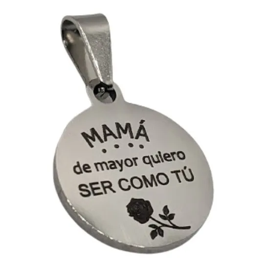 Medallas En Acero Quirurgico Con Grabado Personalizado