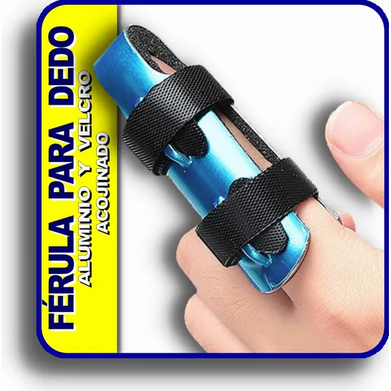 Ferula Para Dedo Inmovilizador Ferula De Aluminio Acojinado Talla Mediano