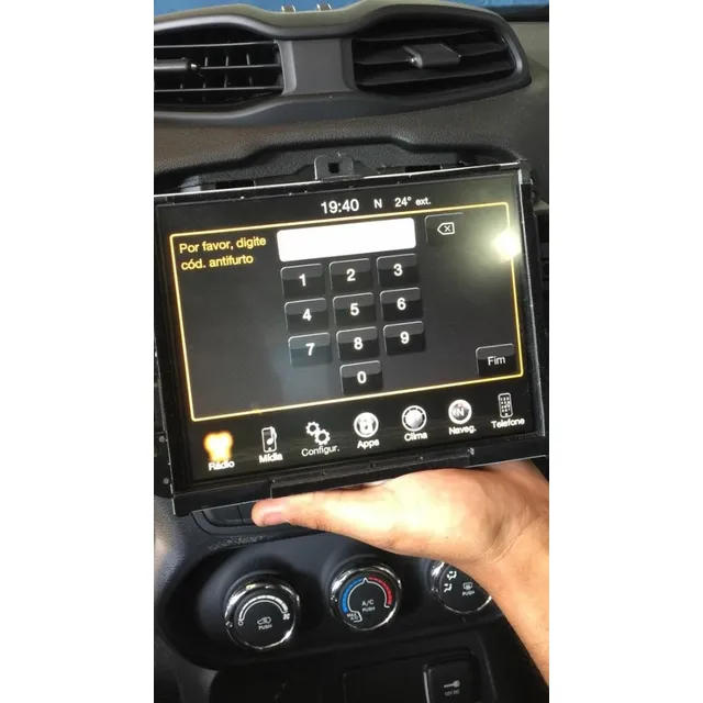 Codesenha  Radio Jeep Compass/renegade Contin Envio Emediato