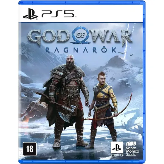 God Of War Ragnarok - Jogo Ps5 Mídia Física