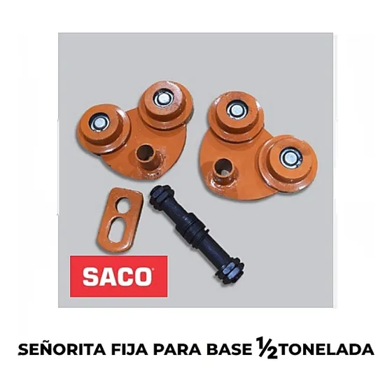 Trolley Señorita Fija Para Base 1/2 Tonelada 500 Kg Nueva