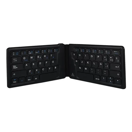 Teclado Multi-device / Dispositivo Bluetooth K-wallet Mk211 Color del teclado Negro Idioma Español Latinoamérica