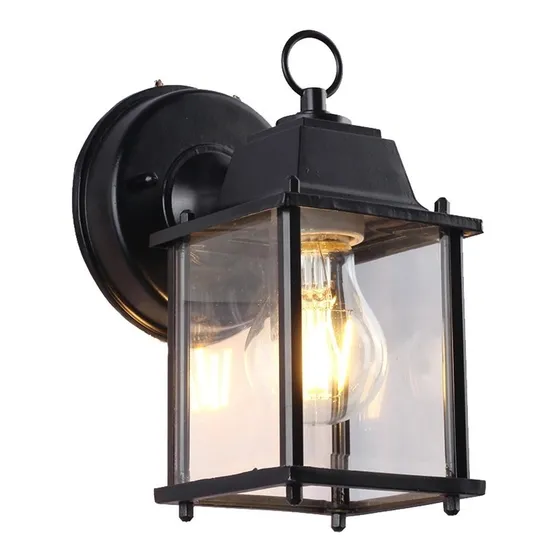 Casa Simoni Farol pared 4 caras 1 220V Negro