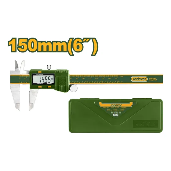 Vernier Digital En Acero Inox 6 Pulgadas 150mm Marca Jadever
