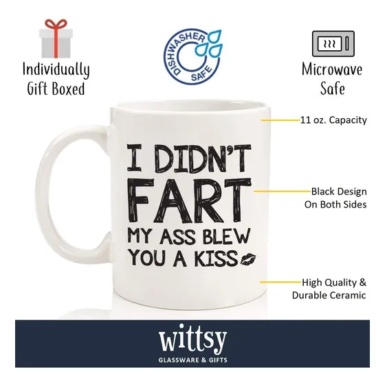 Funny Gag Gifts Taza: I Did't Fart Mejor Regalo Cumpleaño