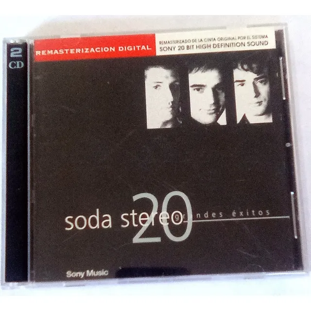 Soda Stereo 20 Grandes Éxitos Doble Ed 1994 Metalyrocktigre
