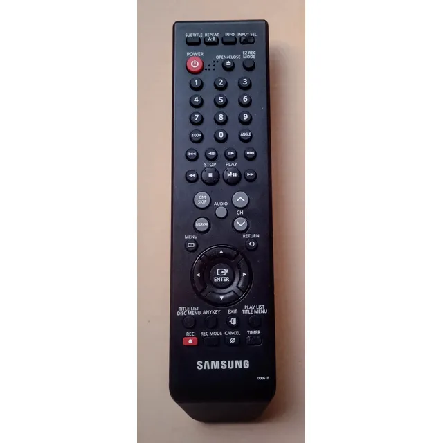 Controle Remoto Gravador De Dvd Samsung R170 Usado Preto