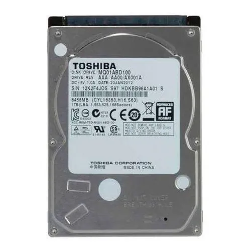 Portátil Hd 2.5 Toshiba Sata 3 de 1 TB con 12 unidades Toshiba Color