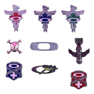 Kit 4 Broches Oakley - 9 Opções Para Escolha Kit 4 Broches Oakley - 9 Opções Para Escolha