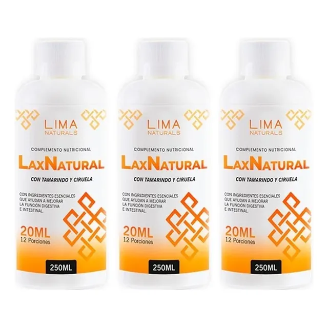 Lax Natural 250ml Lima Naturals X 3