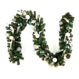 Guirnalda De Navidad Flexible Con Lazo Para Decoración Guirnalda De Navidad Flexible Con Lazo Para Decoración