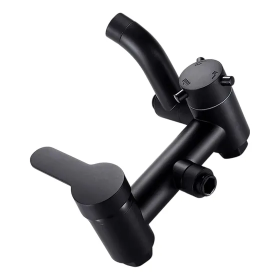 Monocomando Para Barral De Ducha Negro - Ducha Duchero