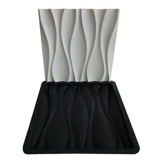 Forma 3d Gesso Abs - Ondas Dunas Envio Imediato Lindíssimo