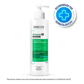 Shampoo Anticaspa De Cabelos Normais A Oleosos Dercos 300g Vichy Shampoo Anticaspa De Cabelos Normais A Oleosos Dercos 300g Vichy