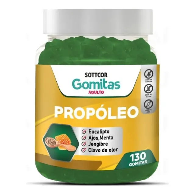 Propóleo Para Adultos 130 Gomitas Sottcor Labs