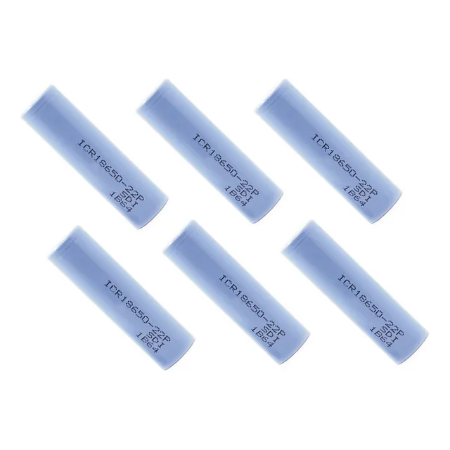 6 Bateria 18650 Icr18650 2200mah 22p Original Célula 18650