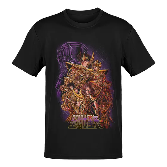 Remera Caballeros Del Zodiaco Algodón Serigrafía Digital