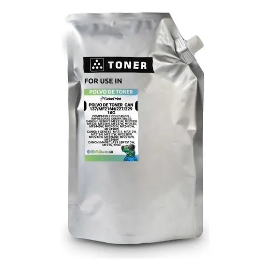 Polvo De Toner Geko  Can 137/mf216n/227/229 1kg