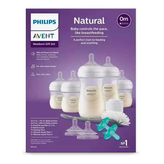 Set Recién Nacido Avent Natural Response 17pz