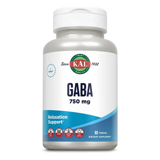Suplemento Kal Gaba Relaxation Support 90 Comprimidos