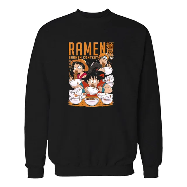 Buzo Ramen Naruto, Goku Y Luffy Memoestampados
