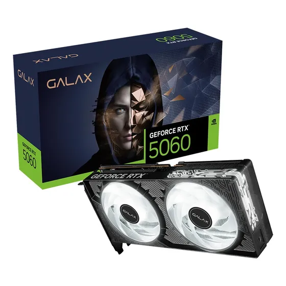 Mercado Livre Placa De Vídeo Galax Rtx 5060 8gb Gddr7 128 Bits 1 Click Oc image