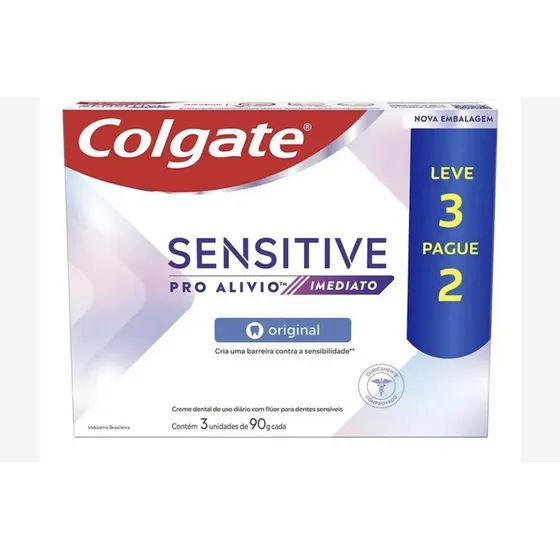 Colgate Sensitive Pro-alivio, Pack Con 3 De 90 Gs C/u