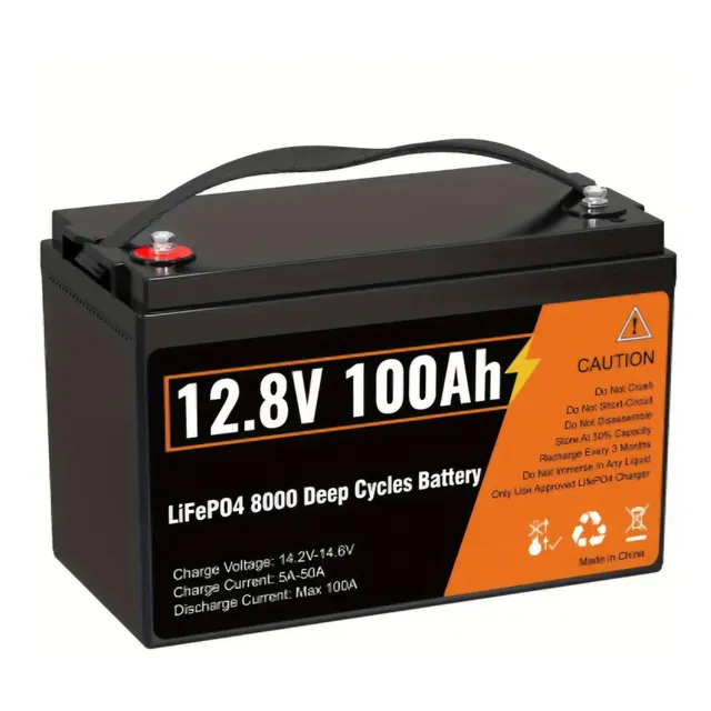 Batería Litio Bluetooth Lifepo4 De 12v 100ah 15mil Ciclos