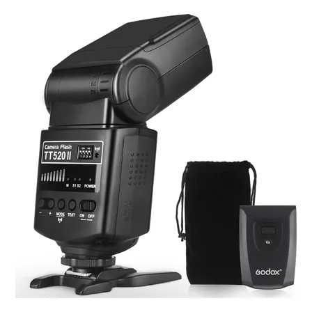 Flash Godox Tt520 Ii Con Disparador Para Cámara Tt520ii