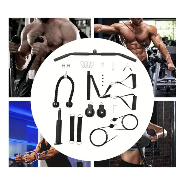 Kit De Polea Y Accesorios Para Entrenar En Casa