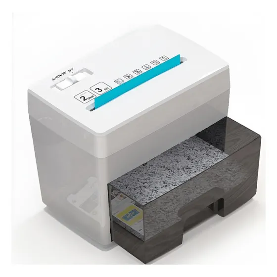 Trituradora Papel Mesa Para Uso Oficina Casa Mini Escritorio
