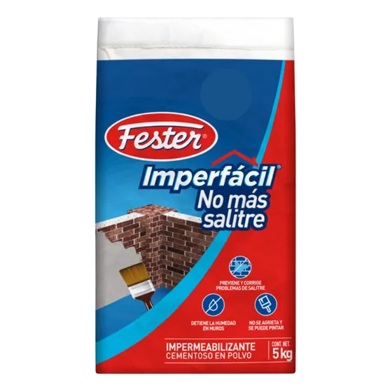 Fester Imperfácil Impermeabilizante Eliminador de Humedad 5kg