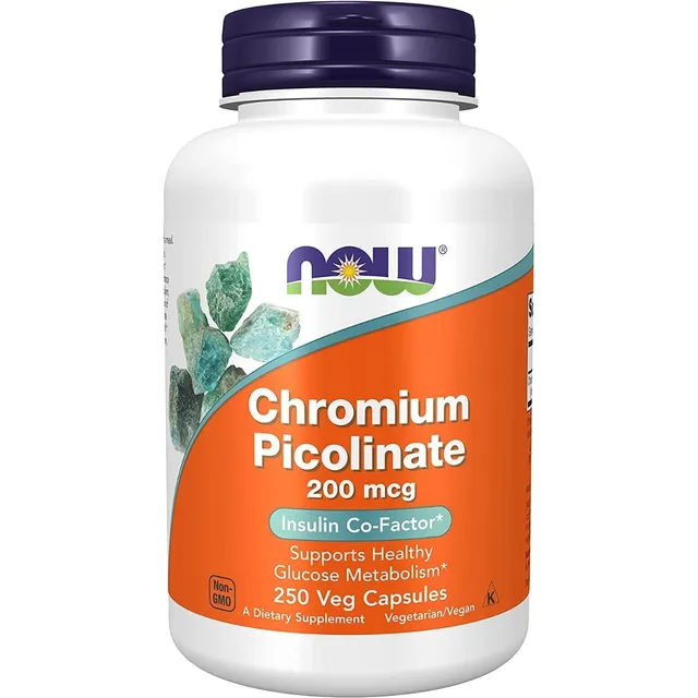 Picolinato De Cromo 250 Caps Chromium Picolinate 200mcg Eeuu