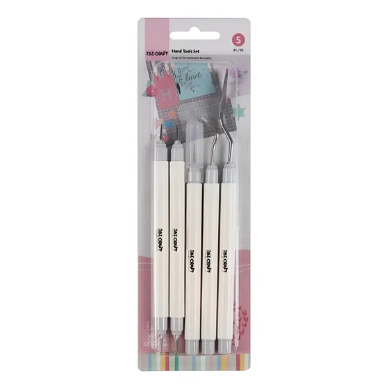 Set 5 Herramienta Vinilo Stylus X2 Punzon Espatula Ibi Craft