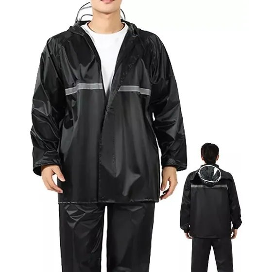 Impermeable Conjunto Motorizado Chaqueta Y Pantalon Poncho