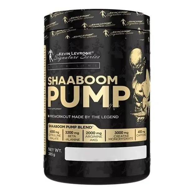 Pote Kevin Levrone Pre-Workout Shaaboom Pump 385Gr 44 Servicios Sabor Fruit Punch En Polvo