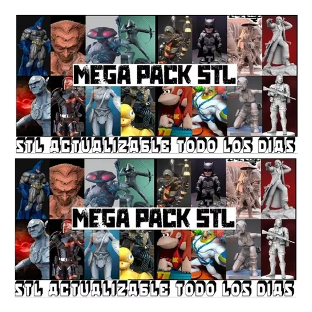 Mega Pack Stl (actualizable) El Mas Grande Oficial ®