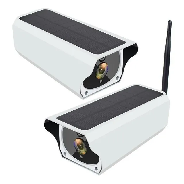 Cámara Solar 1080p Wifi Recargable - Color Negro