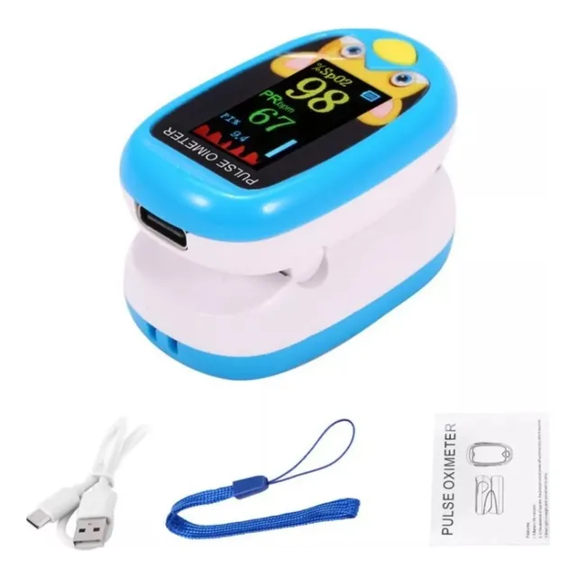 Oximetro Pediatrico Pulse Oximeter Neonatal Recien Nacido Pulso Recargable