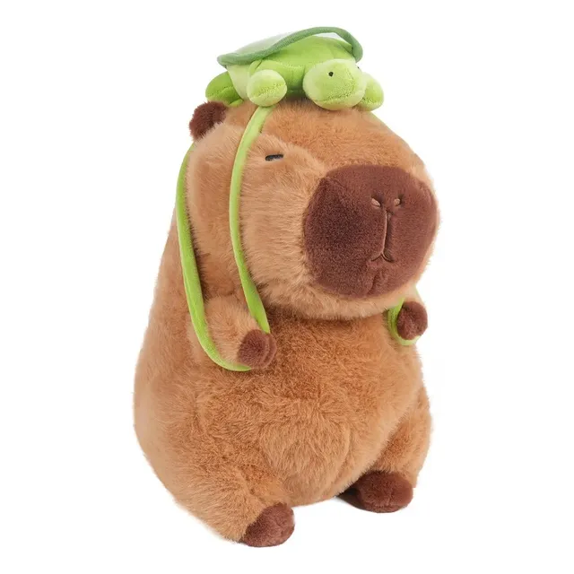 Capibara Peluche C/mochila Tortuga Capybara Kawaii
