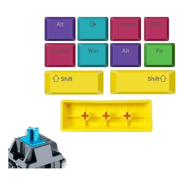 Teclas Para Teclado Mecanico Gamer Keycaps Miller 10 Piezas