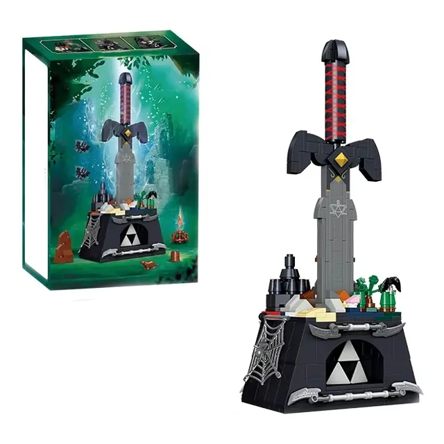 Modelo De Bloques De Construcción De Sword Of Darkness Para 