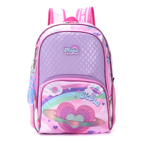 Mochila Skora Alma Magic Escolar Infantil Reforzada