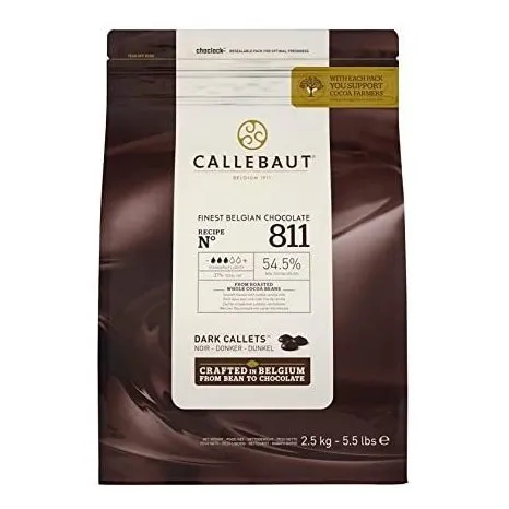 Belga Oscuro Chocolate Para Revestimiento Semisweet Callets,