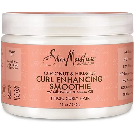 Shea Moisture Crema Peinar · Coconut Hibiscus Creación Rizos