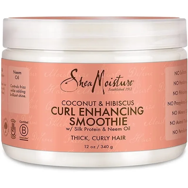 Shea Moisture Crema Peinar · Coconut Hibiscus Creación Rizos